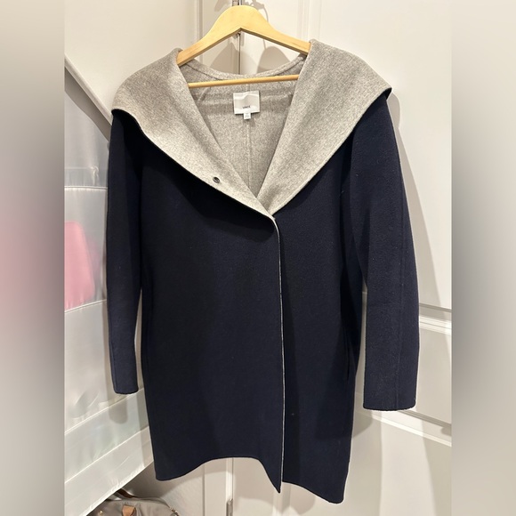 Vince Jackets & Blazers - VINCE double face hooded wool coat